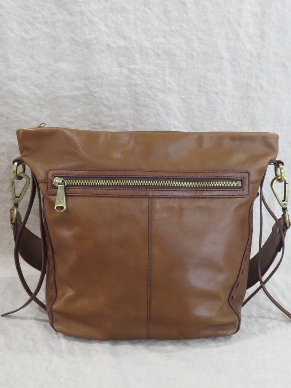 Hobo International Canyon Leather Shoulder Bag 13"x11" Brown